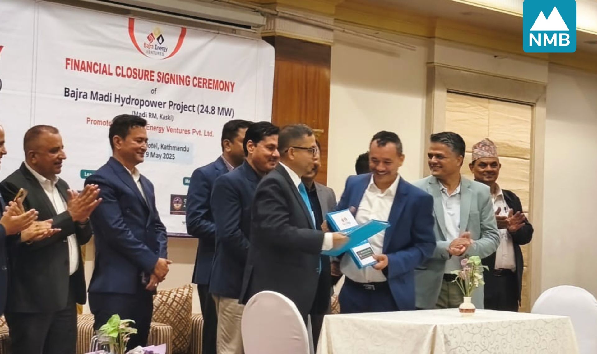 बज्र मादी जलविद्युत आयोजनामा लगानी जुट्यो, एनएमबिको अगुवाइमा ३७४.५ करोड लगानी